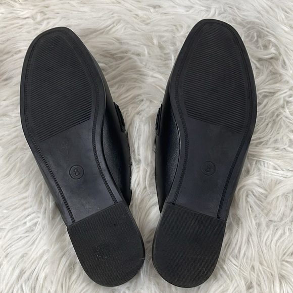 A NEW DAY SANDY MULE FLATS SIZE 8 BLACK - Picture 9 of 11